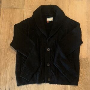 Pilcro Black Textured Cardigan